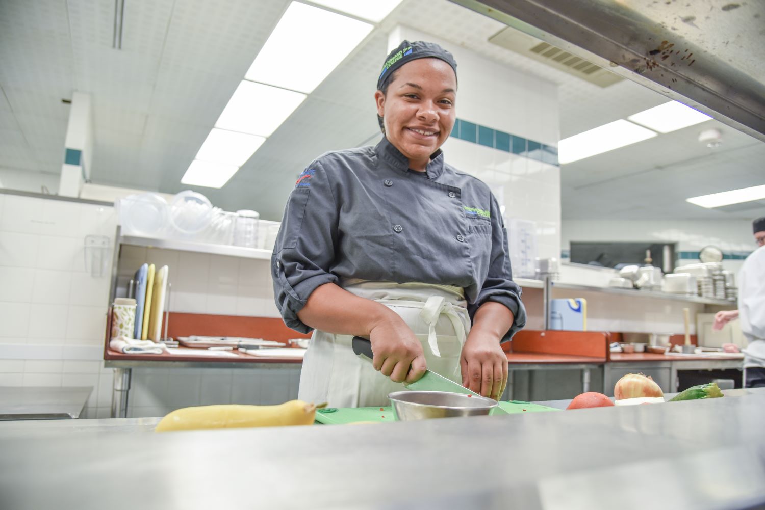 Rose Gonzalez in the kitchen