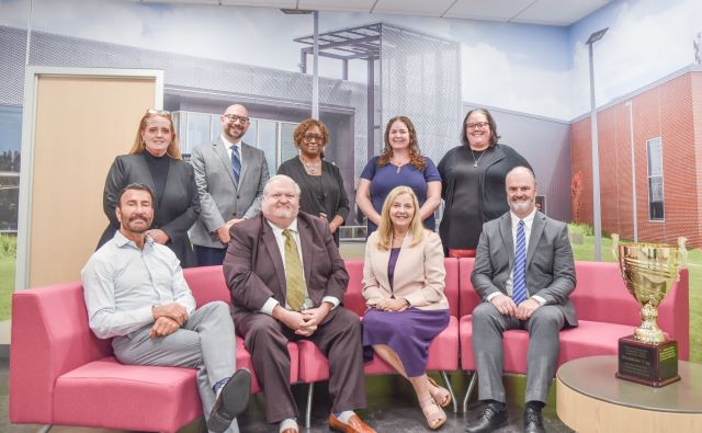 Dr. Kristin Mallory with Cabinet
