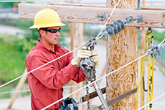 Electrical Utility worker