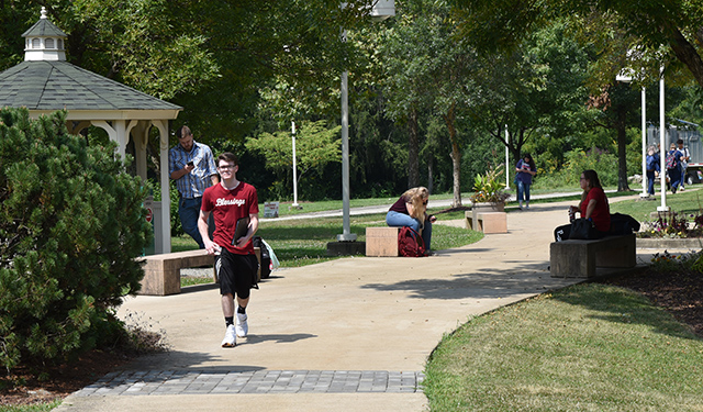 Students at Youngwood campus