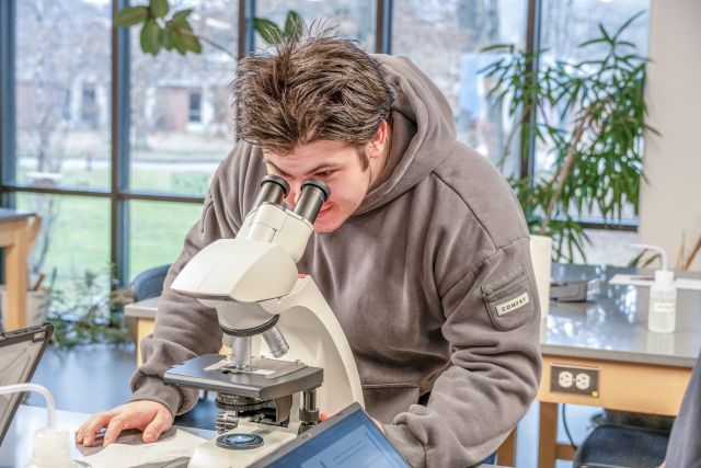 Students in a Biology class