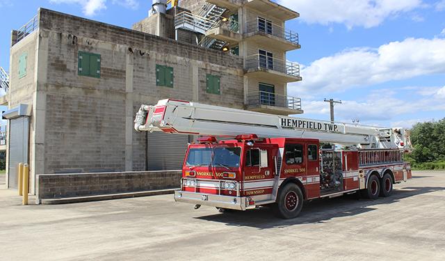 Hempfield Twp. donated a fire truck to the PSTC in 2017.