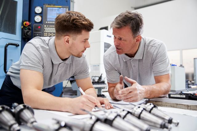 Engineer and supervisor