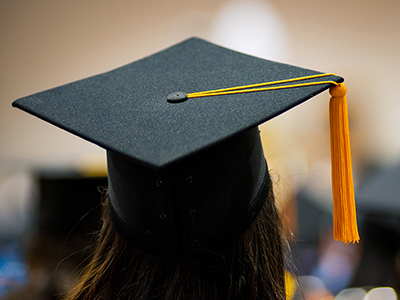 Graduation, student wearing cap