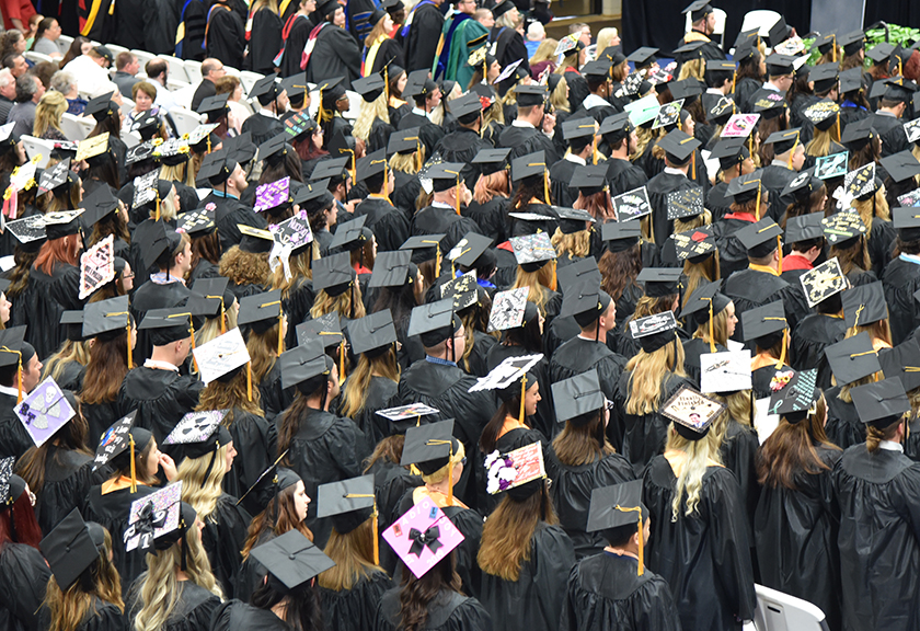 The class of 2019 at Commencement