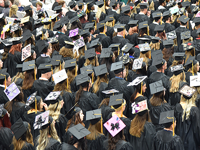 The class of 2019 at Commencement
