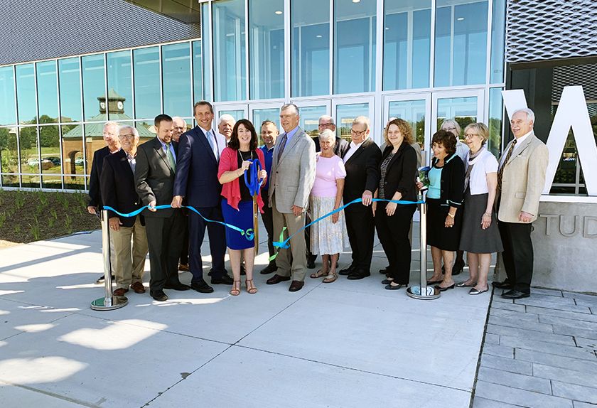 Official ribbon cutting for the Student Achievement Center